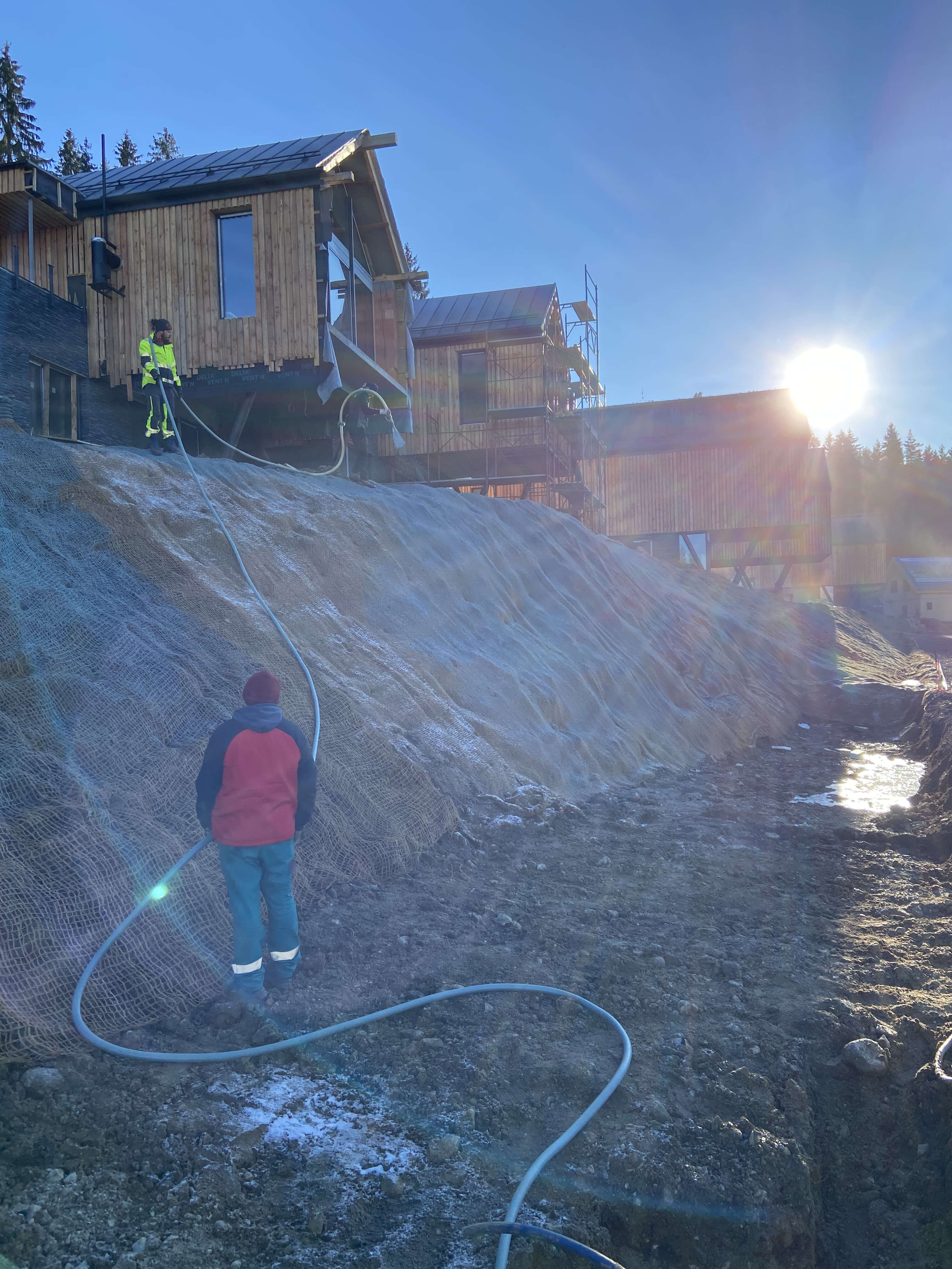 Hydroosev a spevňovanie svahu