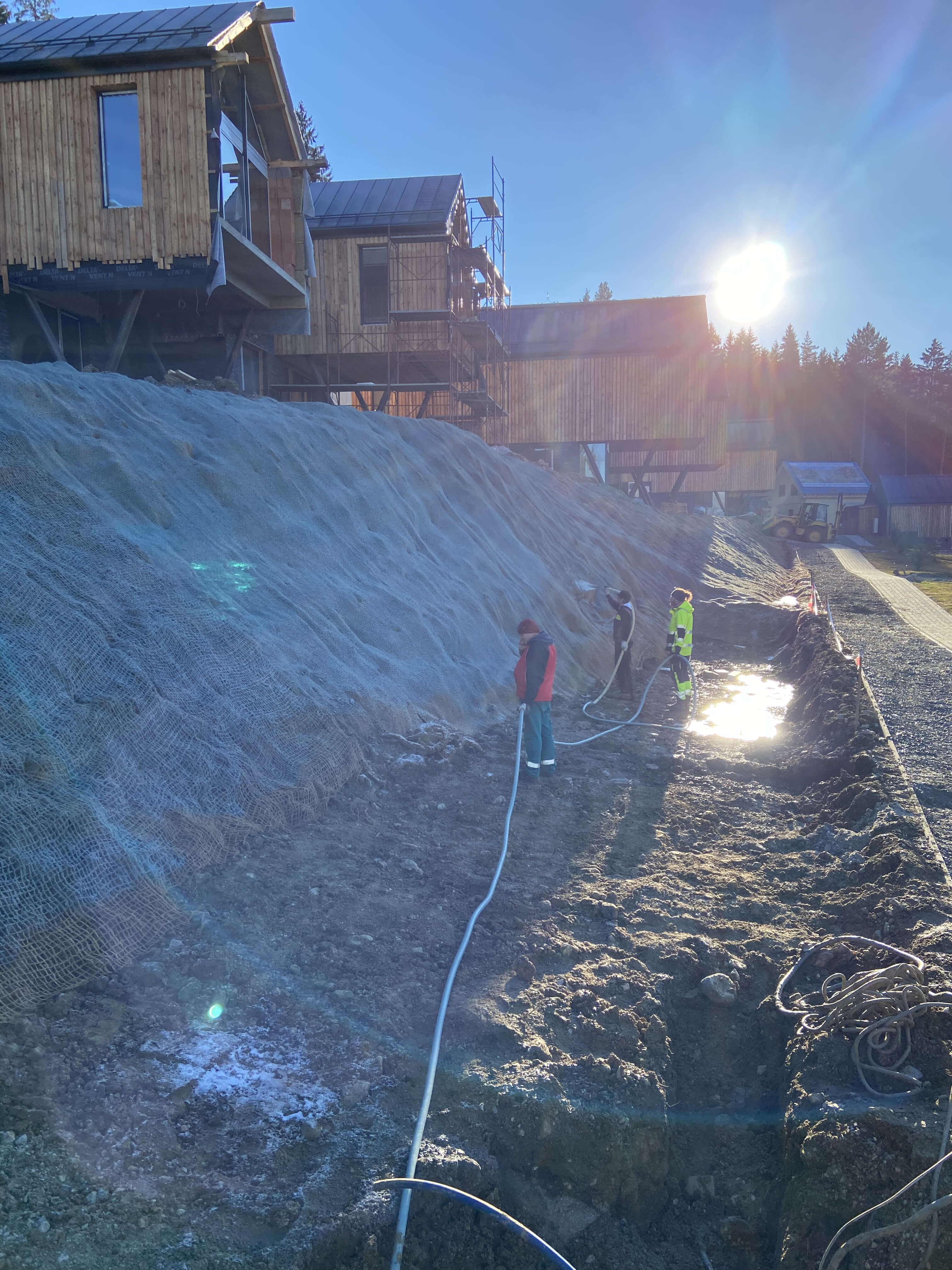 Hydroosev a spevňovanie svahu