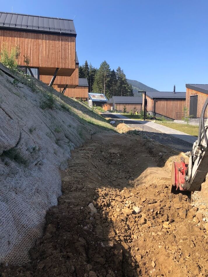 Hydroosev a spevňovanie svahu