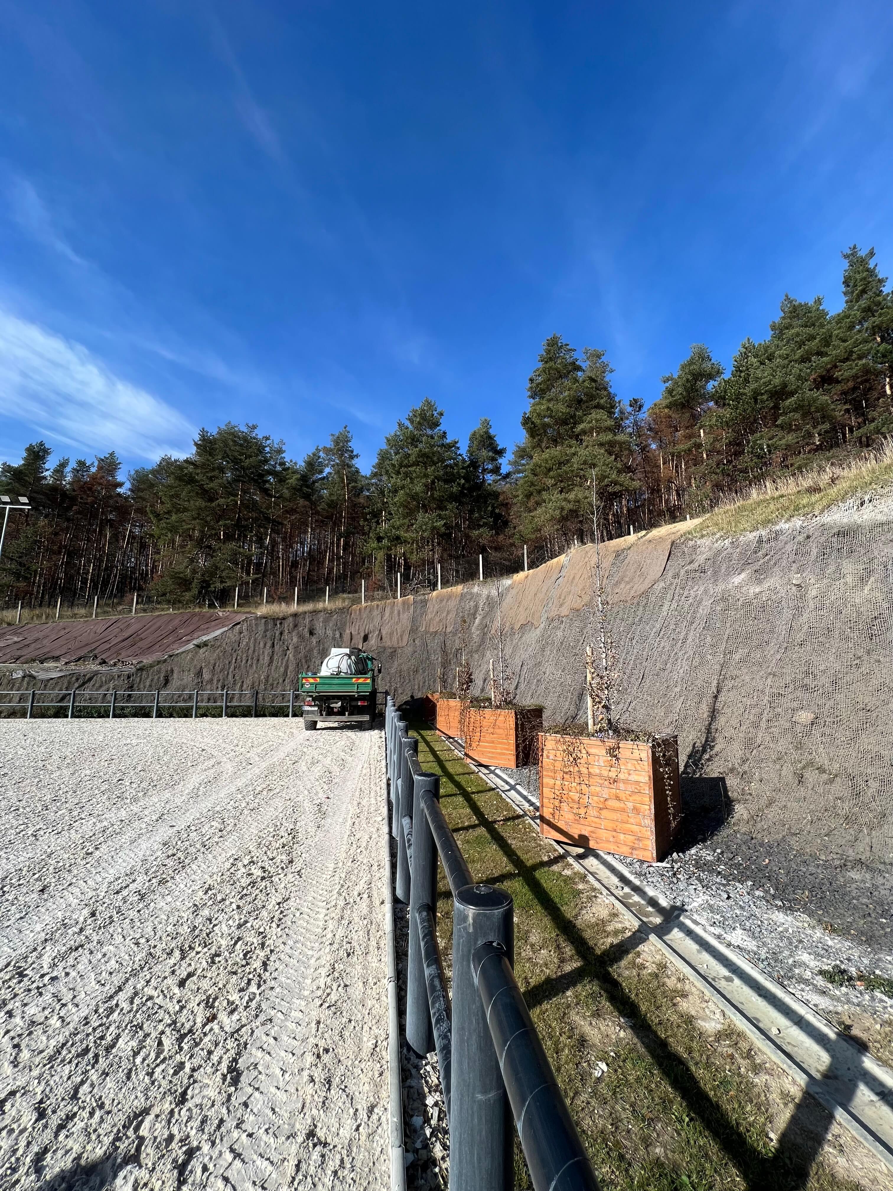 Hydroosev a spevňovanie svahu