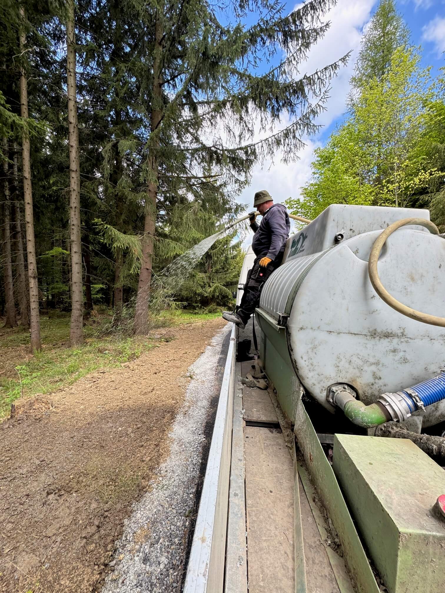 Hydroosev a spevňovanie svahu