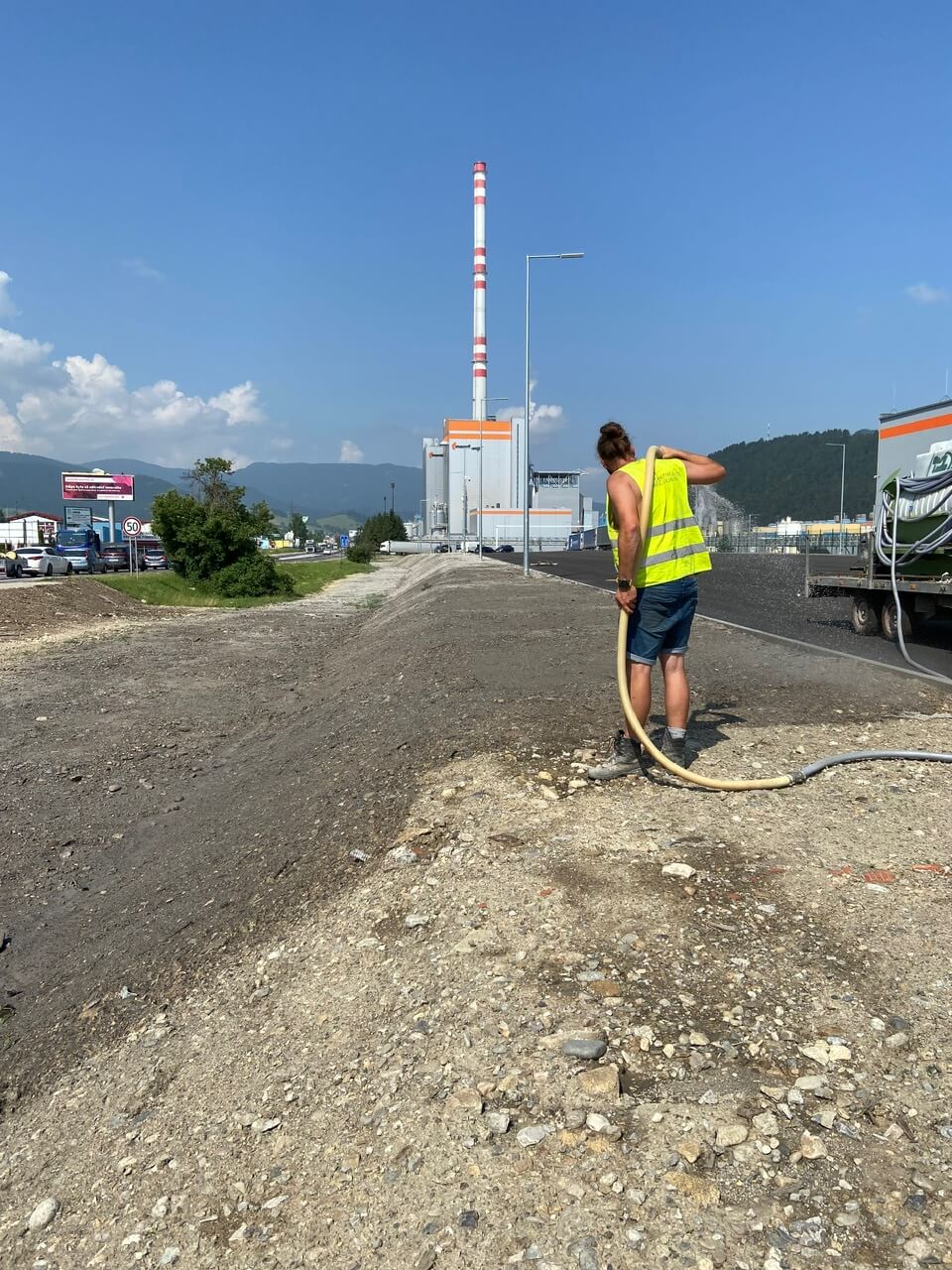 Hydroosev a spevňovanie svahu