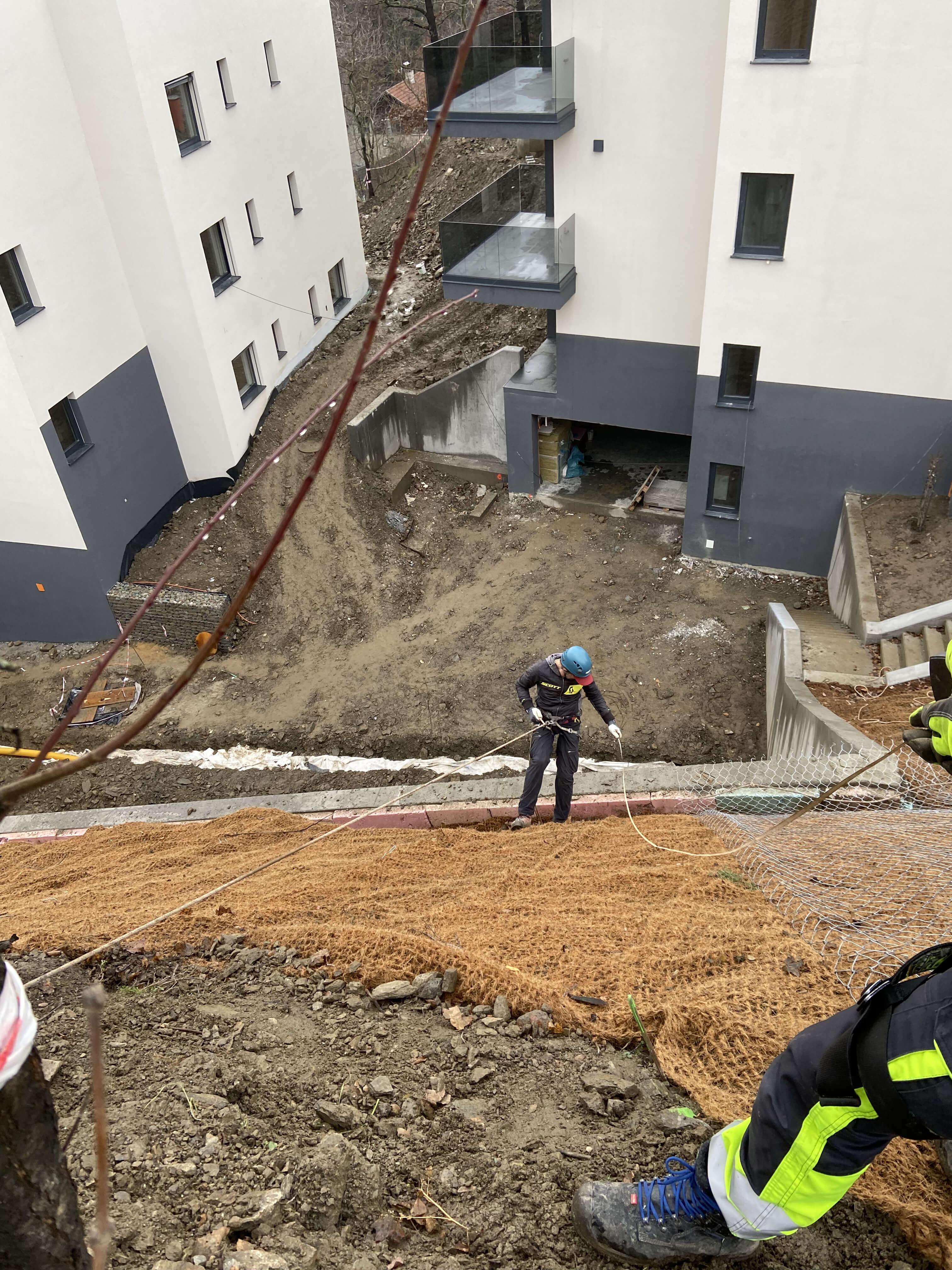 Hydroosev a spevňovanie svahu